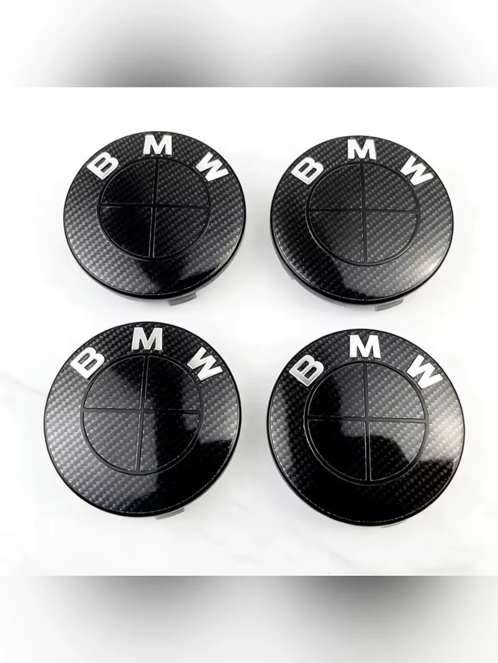 4 BMW White  Black Or Multi Rim Center Caps Center Caps Set